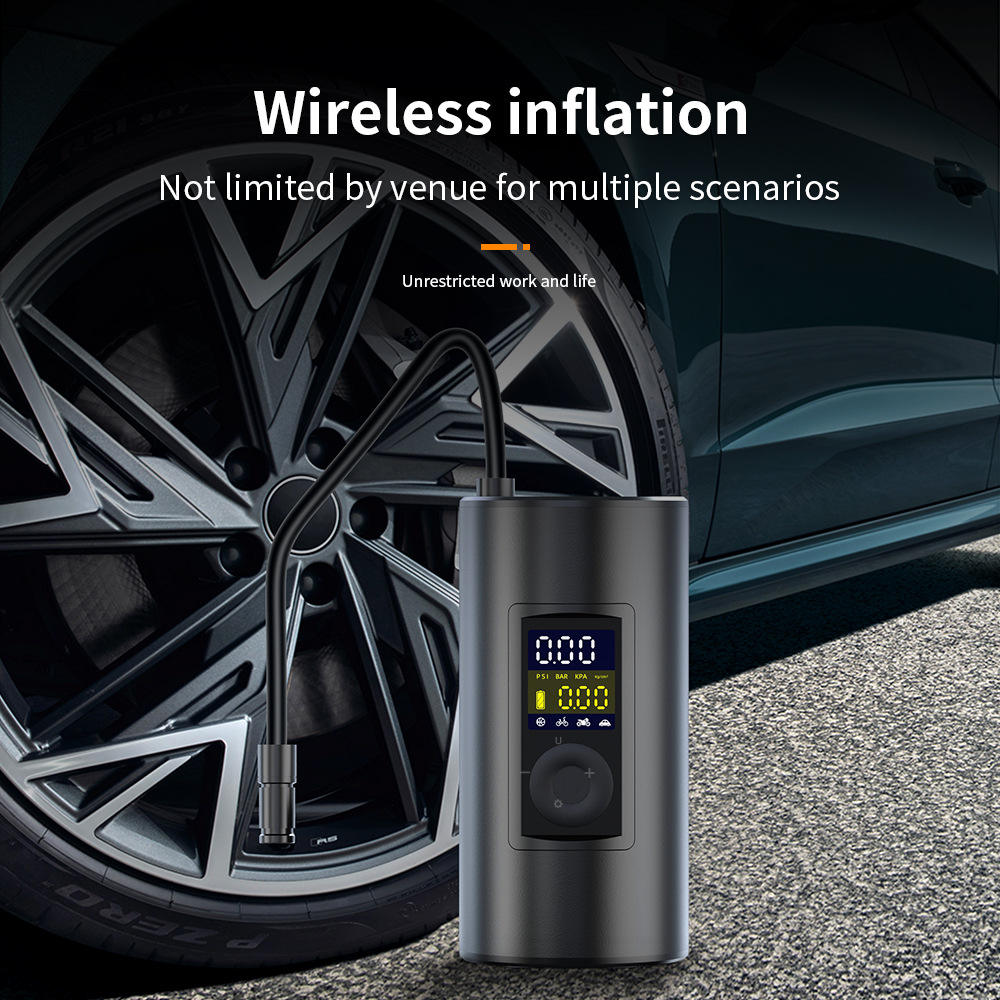 Blulory Portable Car Tyre Air Pump – Cordless & Fast Inflator